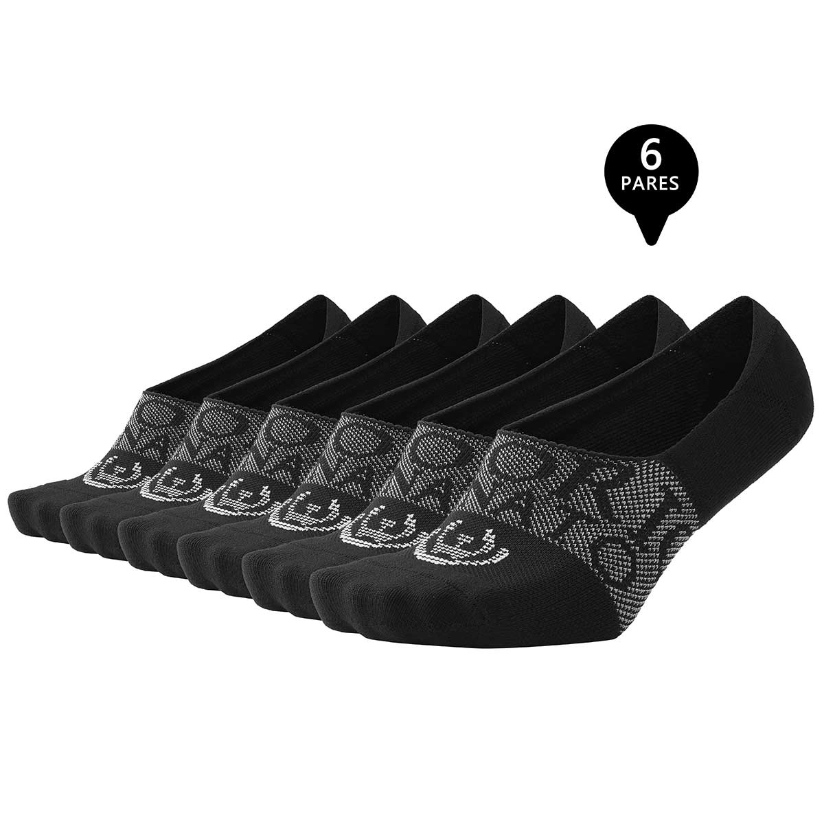 PACK DE 6 CALCETINES INVISIBLES DEPORTIVOS HOMBRE PREMIUM - 1