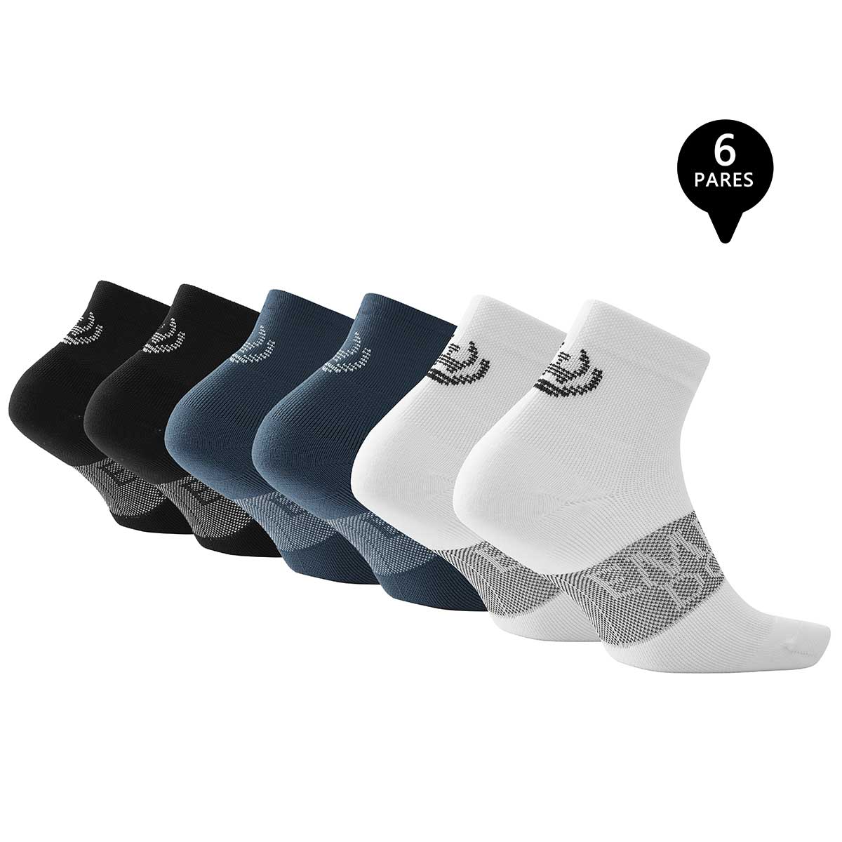 PACK DE 6 CALCETINES INVISIBLES DEPORTIVOS HOMBRE PREMIUM - 2