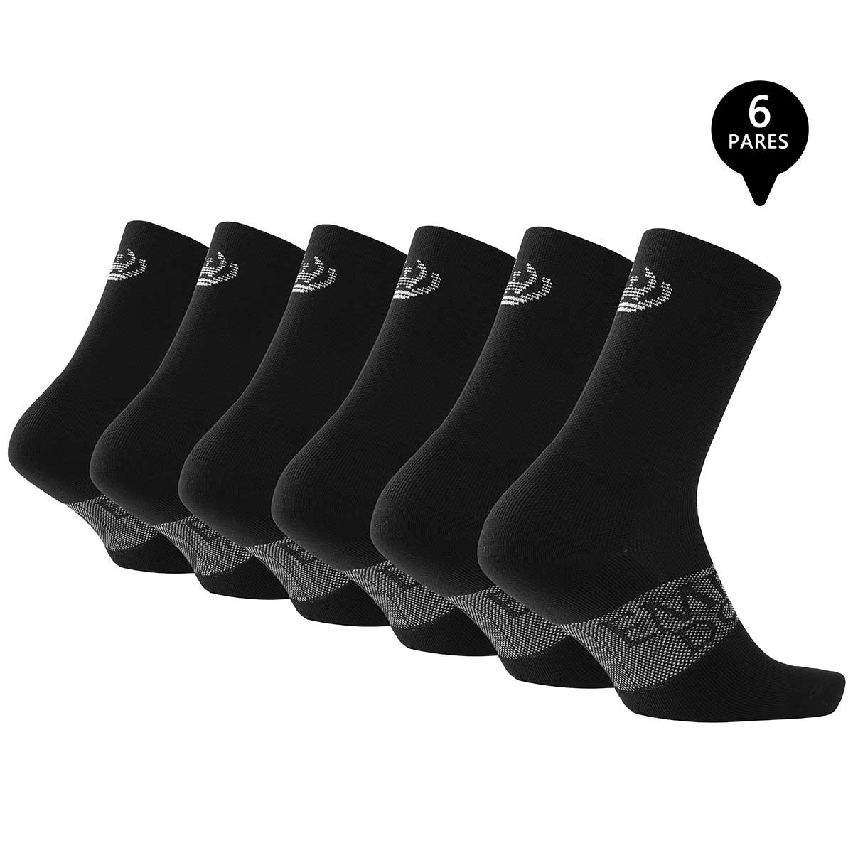 PACK DE 6 CALCETINES LARGOS DEPORTIVOS HOMBRE PREMIUM - 2