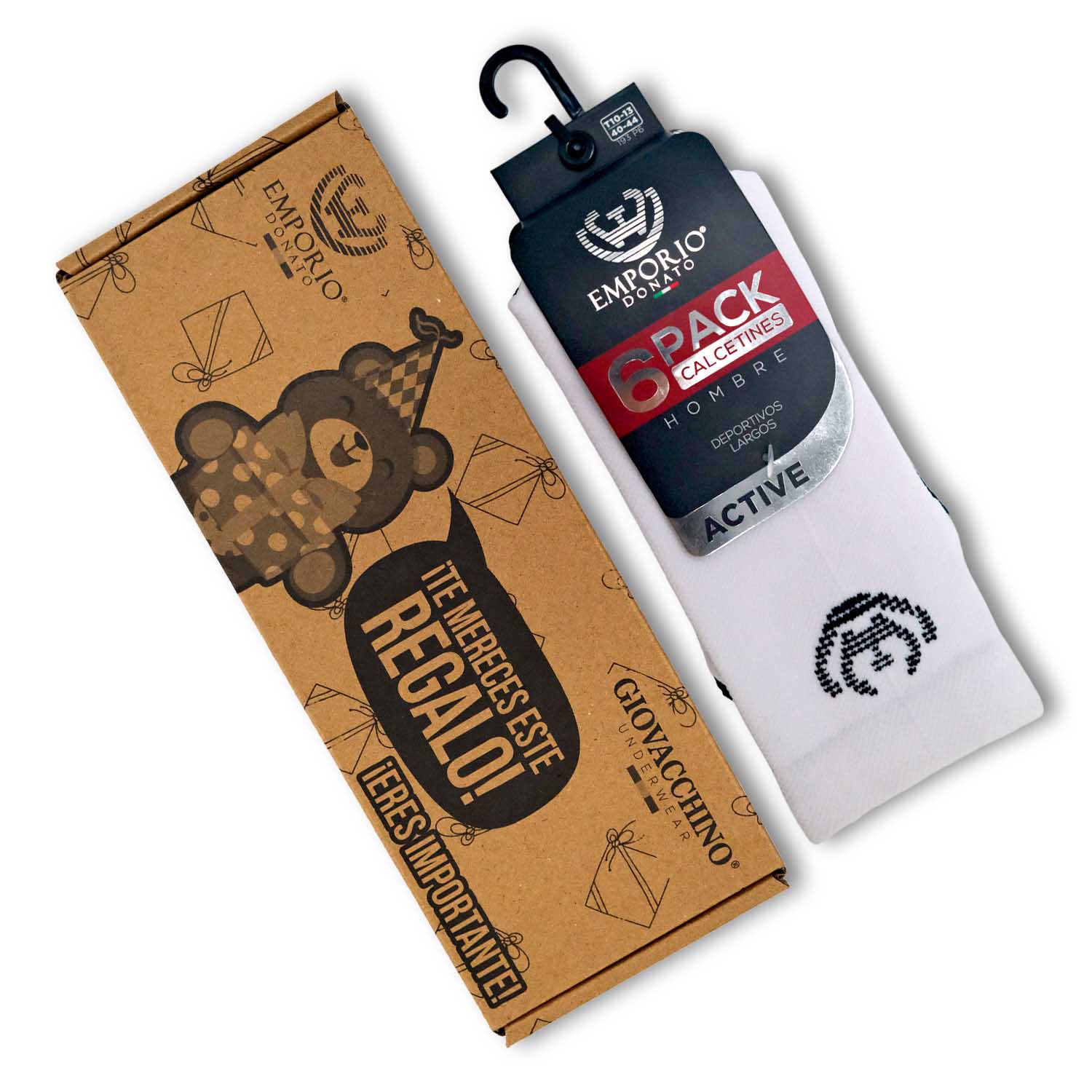 PACK DE 6 CALCETINES LARGOS DEPORTIVOS HOMBRE PREMIUM - 7