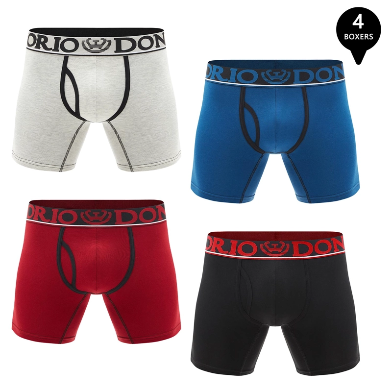 PACK DE 4 BOXER MEDIO ALGODÓN HOMBRE - 1