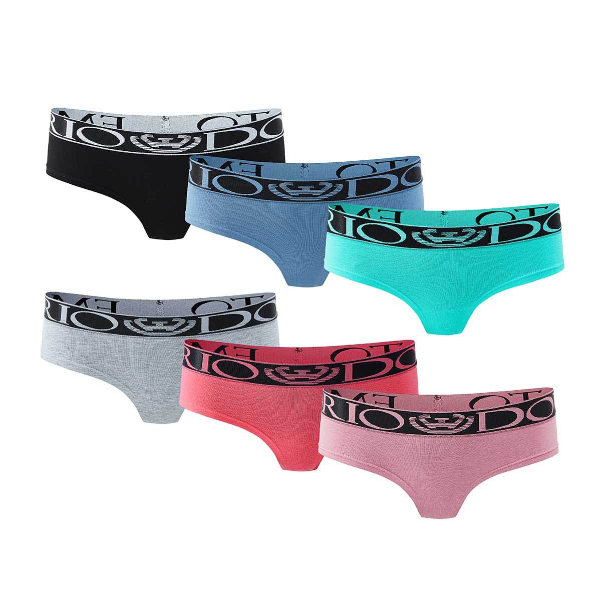 PACK DE 6 CALZONES COLALESS CULOTE ALGODÓN MUJER - 1