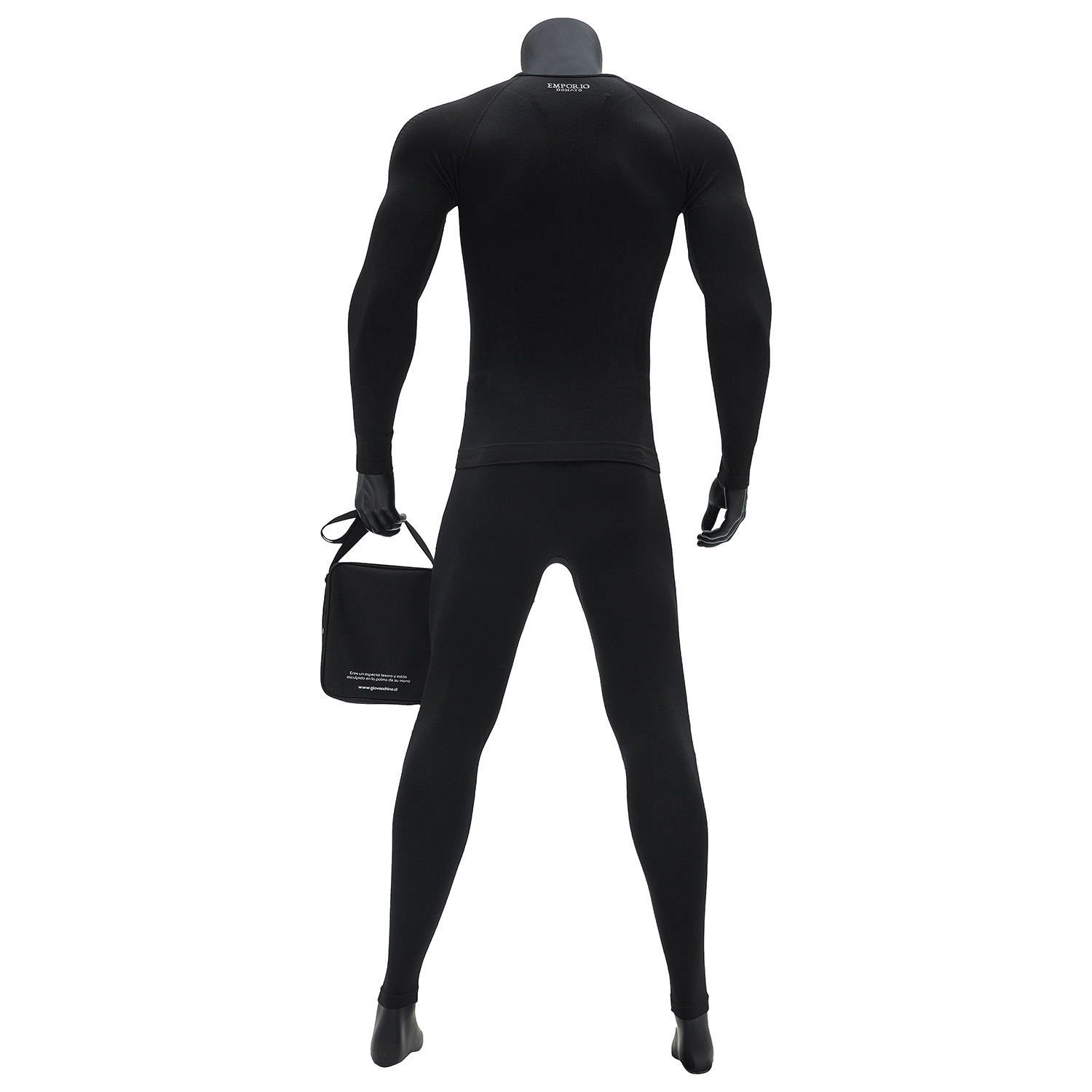 PACK DE CAMISETA Y CALZA DEPORTIVA PRIMERA CAPA HOMBRE+BOLSO REGALO - 2