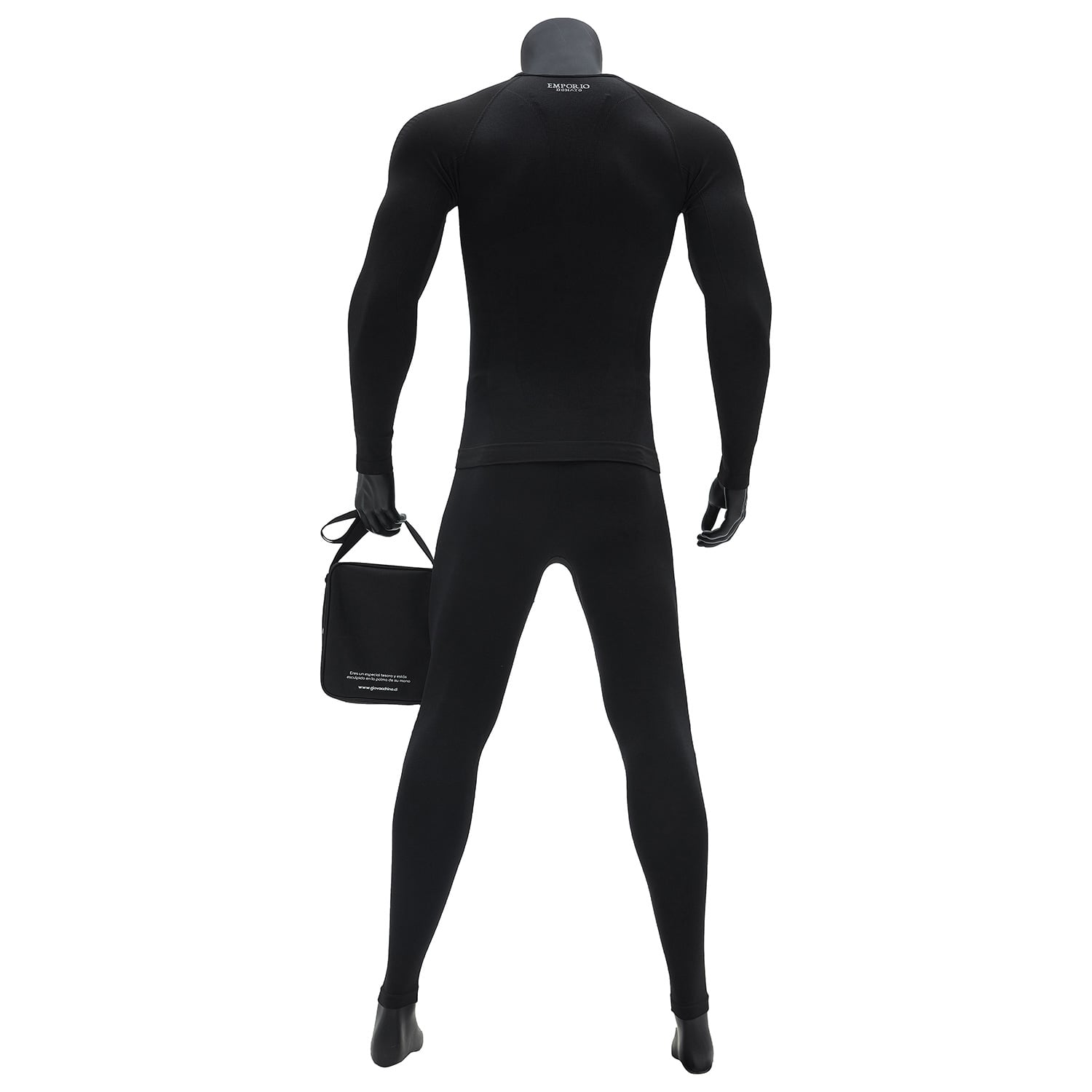 PACK DE CAMISETA Y CALZA DEPORTIVA PRIMERA CAPA HOMBRE+BOLSO REGALO - 2
