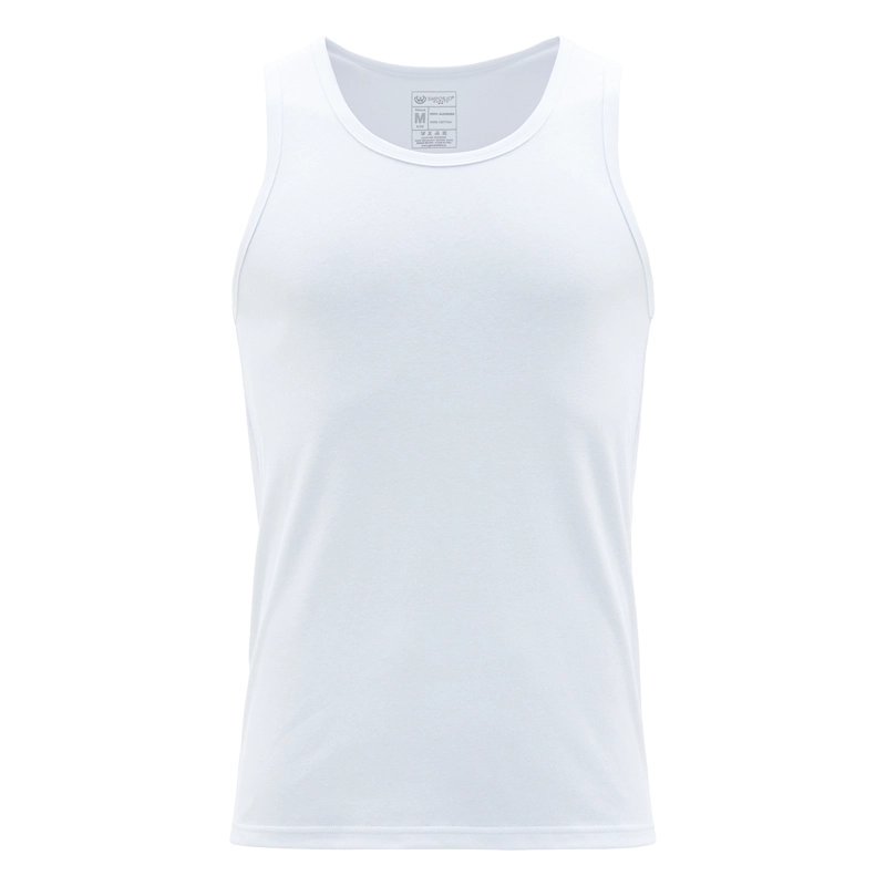 PACK DE 3 CAMISETAS SIN MANGAS ALGODÓN HOMBRE CON BOLSO DE REGALO - 3