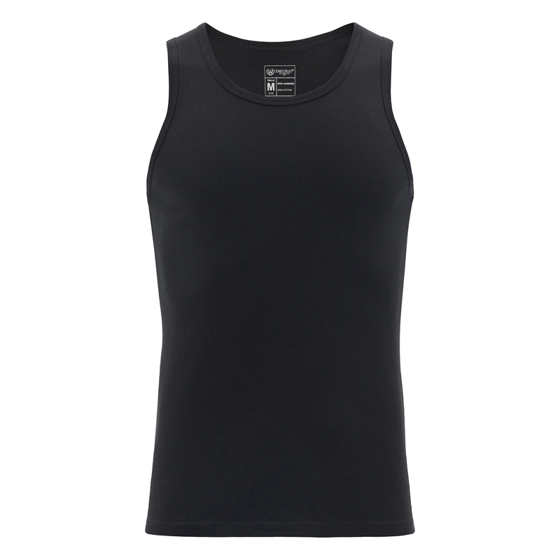 PACK DE 3 CAMISETAS SIN MANGAS ALGODÓN HOMBRE CON BOLSO DE REGALO - 3