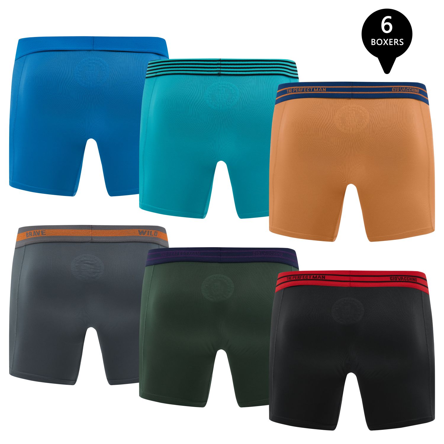 PACK DE 6 BOXER MEDIO ALGODÓN HOMBRE - 2