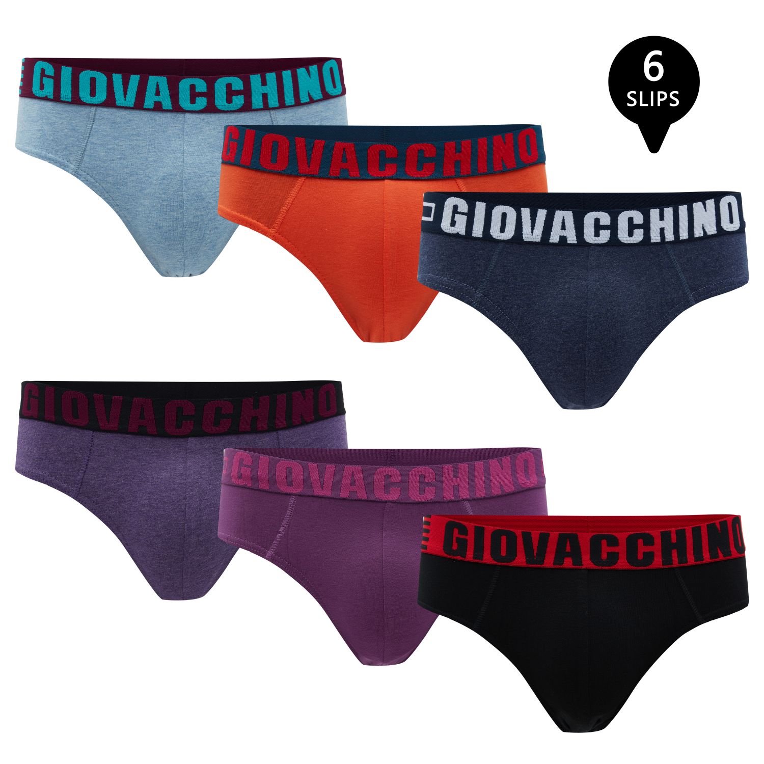 PACK DE 6 SLIP ALGODON HOMBRE - 1