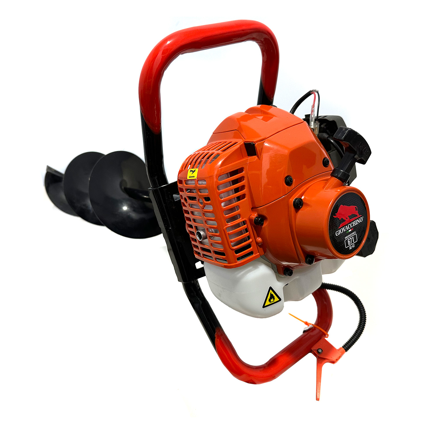 BARRENO AHOYADOR A GASOLINA 2HP 41,5CC CON BROCAS DE 100-150-200MM - 3