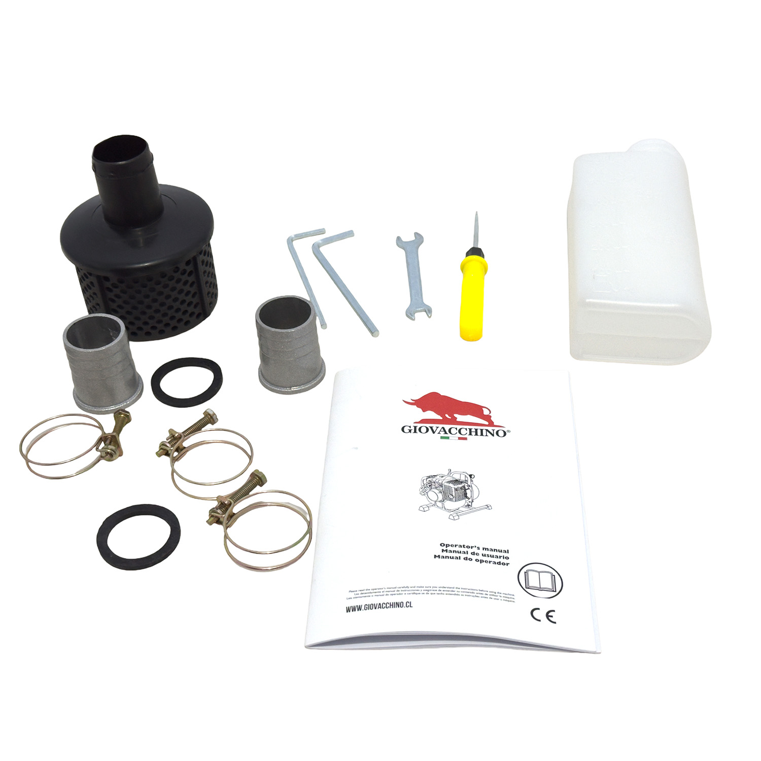 MOTOBOMBA DE AGUA A GASOLINA 1,5 PULGADAS 2HP - 7