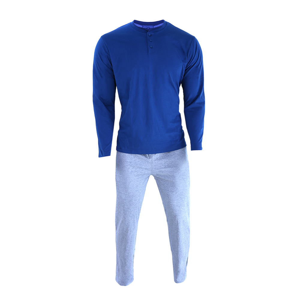 PIJAMA ALGODÓN HOMBRE GIOVACCHINO MULTICOLOR MANGA LARGA PACK 1 - 1