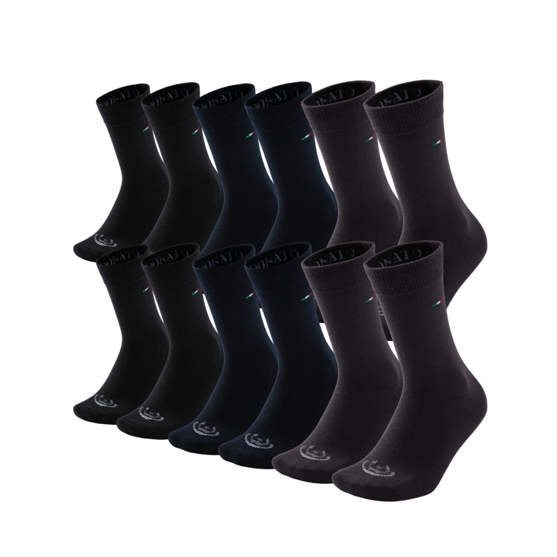 PACK DE 12 CALCETINES DE VESTIR ALGODÓN HOMBRE GIOVACCHINO - 1