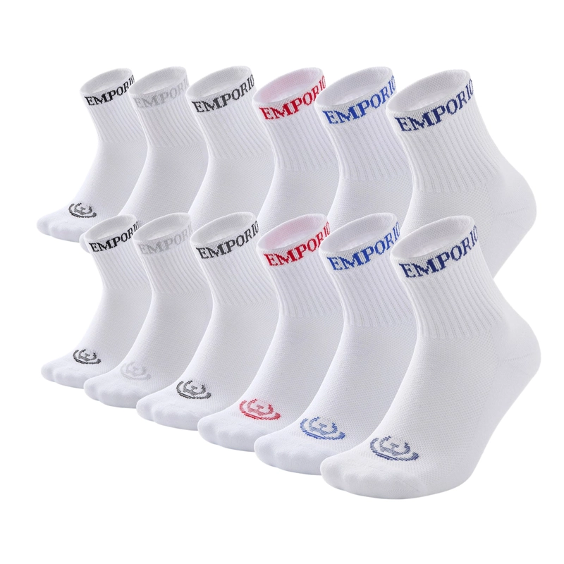 PACK DE 12 CALCETINES CORTOS DEPORTIVOS ALGODÓN UNISEX GIOVACCHINO - 1
