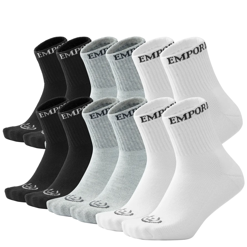 PACK DE 12 CALCETINES CORTOS DEPORTIVOS ALGODÓN UNISEX GIOVACCHINO - 1