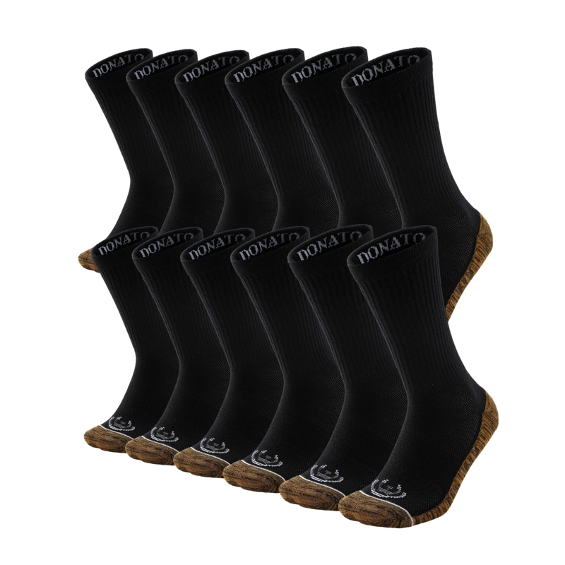 PACK DE 12 CALCETINES LARGOS DEPORTIVOS ALGODÓN COBRE HOMBRE - 1