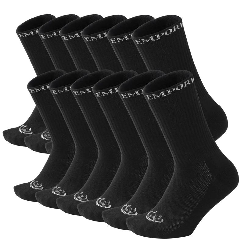 PACK DE 12 CALCETINES LARGOS DEPORTIVOS ALGODÓN UNISEX GIOVACCHINO - 1