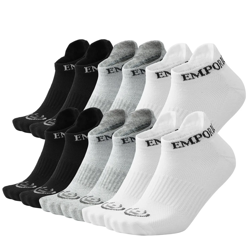 PACK DE 12 CALCETINES TOBILLEROS DEPORTIVOS ALGODÓN UNISEX GIOVACCHINO - 1