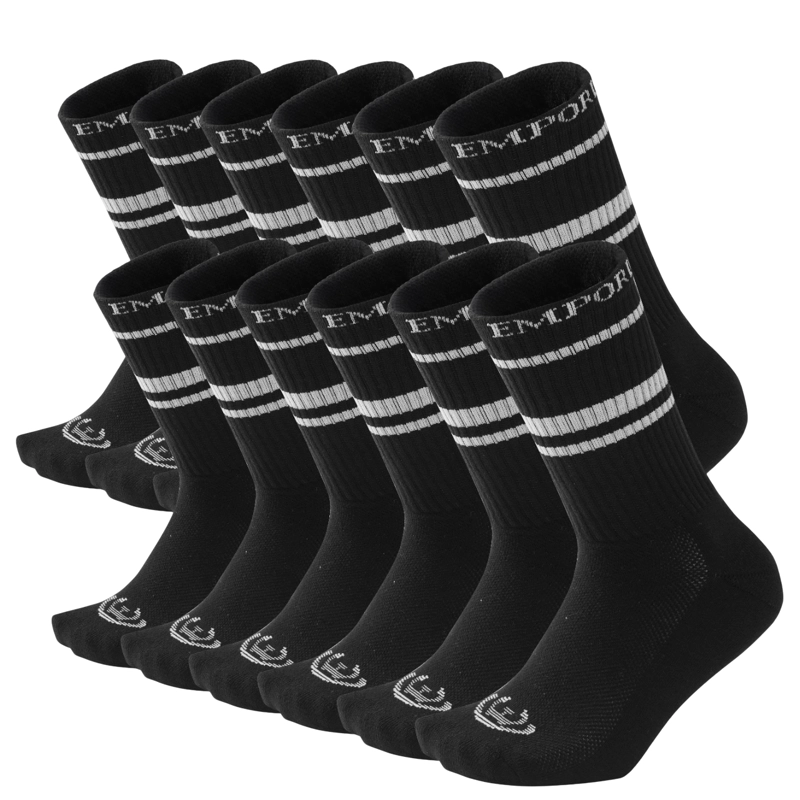 PACK DE 12 CALCETINES LARGOS DEPORTIVOS ALGODÓN UNISEX GIOVACCHINO - 1