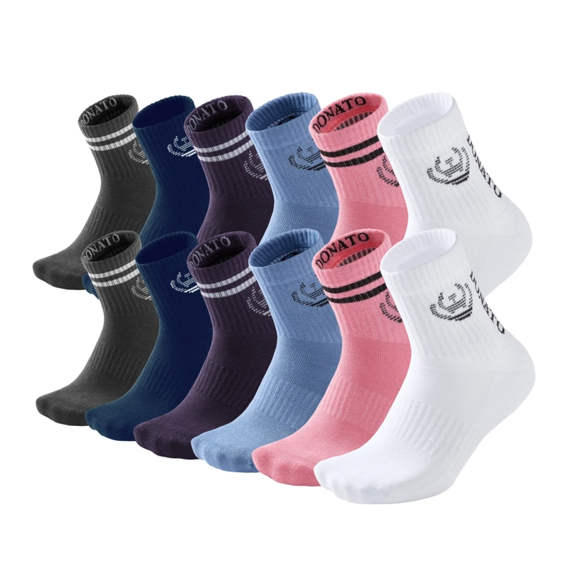 PACK DE 12 CALCETINES CORTOS DEPORTIVOS ALGODÓN ACOLCHONADO MUJER GIOVACCHINO - 1