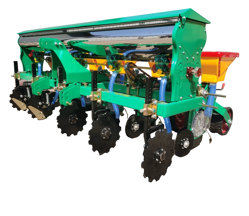 SEMBRADORA DE MAIZ POROTOS FERTILIZANTE 5 HILERAS 50A80HP TRACTOR GIOVACCHINO - 2