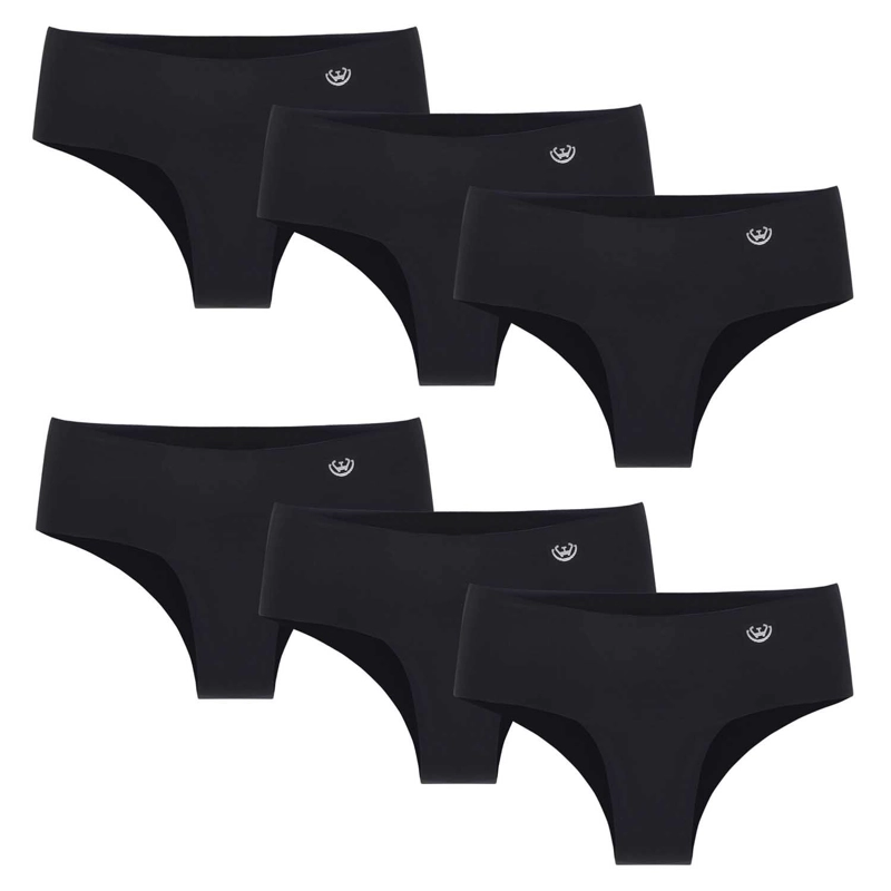PACK DE 6 CALZONES  PANTALETA MICROFIBRA CORTE LASER MUJER - 1