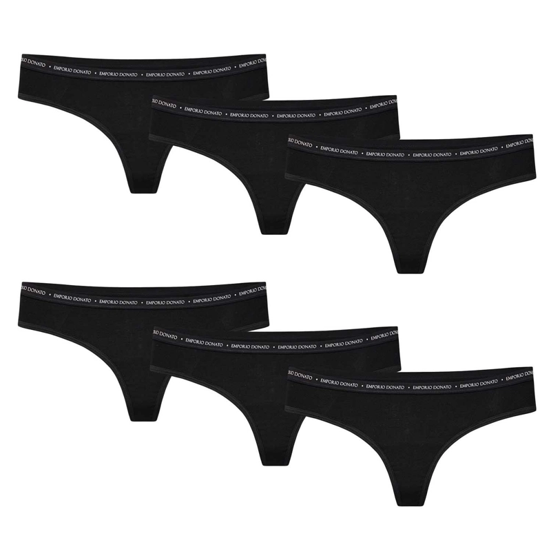 PACK DE 6 CALZONES COLALESS ALGODON MUJER - 1