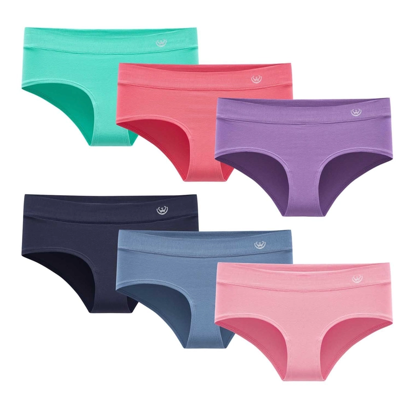 PACK DE 6 CALZONES PANTALETA ALGODON  MUJER - 1