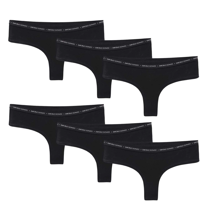 PACK DE 6  CALZONES COLALESS ALGODON MUJER - 1