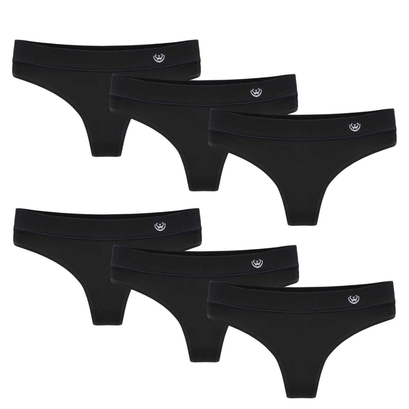 PACK DE 6 CALZONES COLALESS ALGODON MUJER - 1