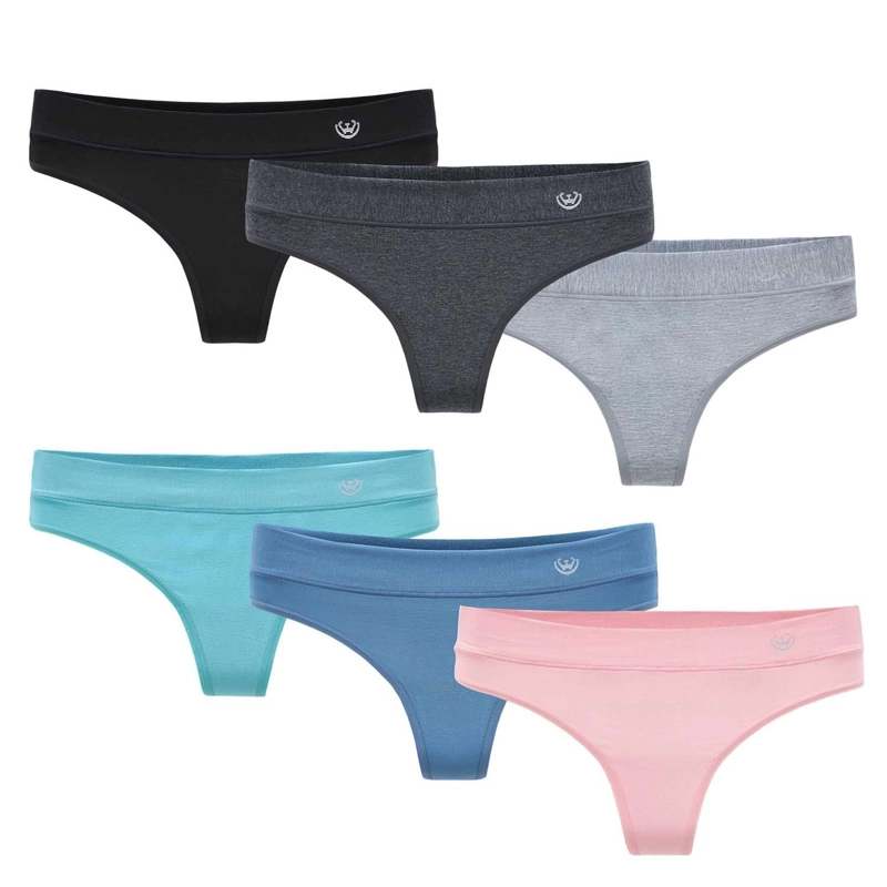 PACK DE 6 CALZONES  COLALESS ALGODON MUJER - 1