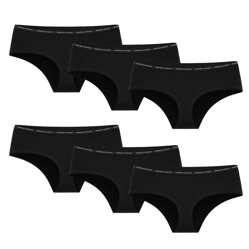 PACK DE 6  CALZONES PANTALETA ALGODON MUJER - 1