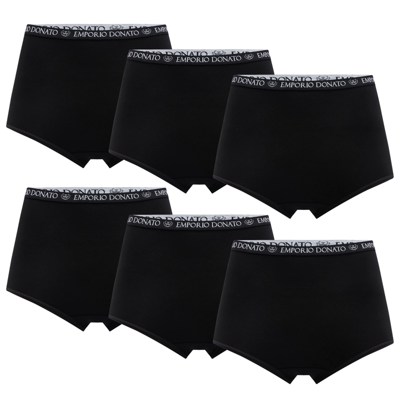 PACK DE 6 CALZONES TIRO ALTO ALGODON MUJER - 4