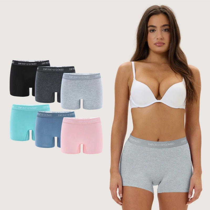 PACK DE 6 CALZONES PANTALETA ALGODON MUJER - 1