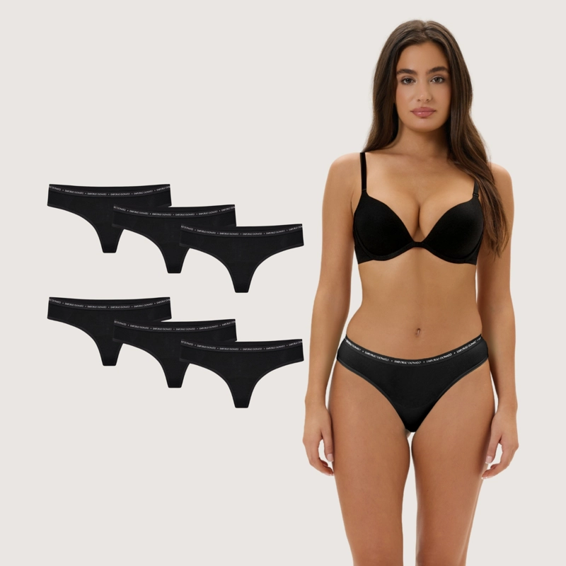 PACK DE 6 CALZONES COLALESS ALGODON MUJER - 1