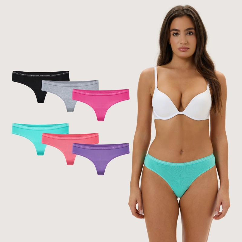 PACK DE 6 CALZONES COLALESS ALGODON MUJER - 1