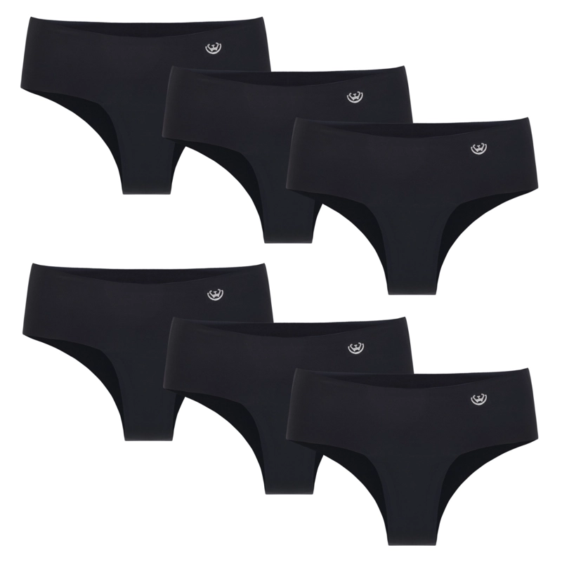 PACK DE 6 CALZONES PANTALETA MICROFIBRA CORTE LASER MUJER - 4