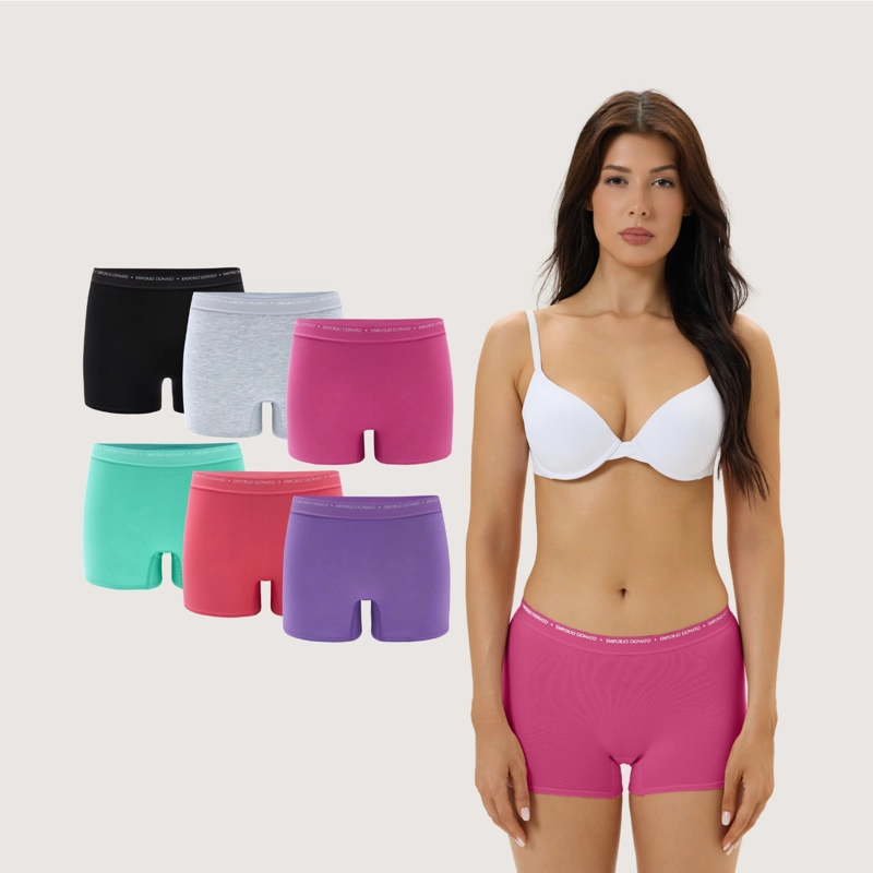 PACK DE 6 CALZONES PANTALETA ALGODON MUJER - 1