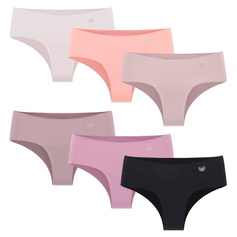 PACK DE 6 CALZONES PANTALETA MICROFIBRA CORTE LASER MUJER - 8