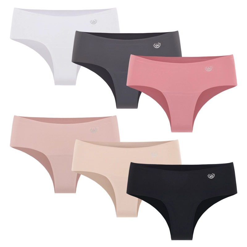 PACK DE 6 CALZONES PANTALETA MICROFIBRA CORTE LASER MUJER - 8