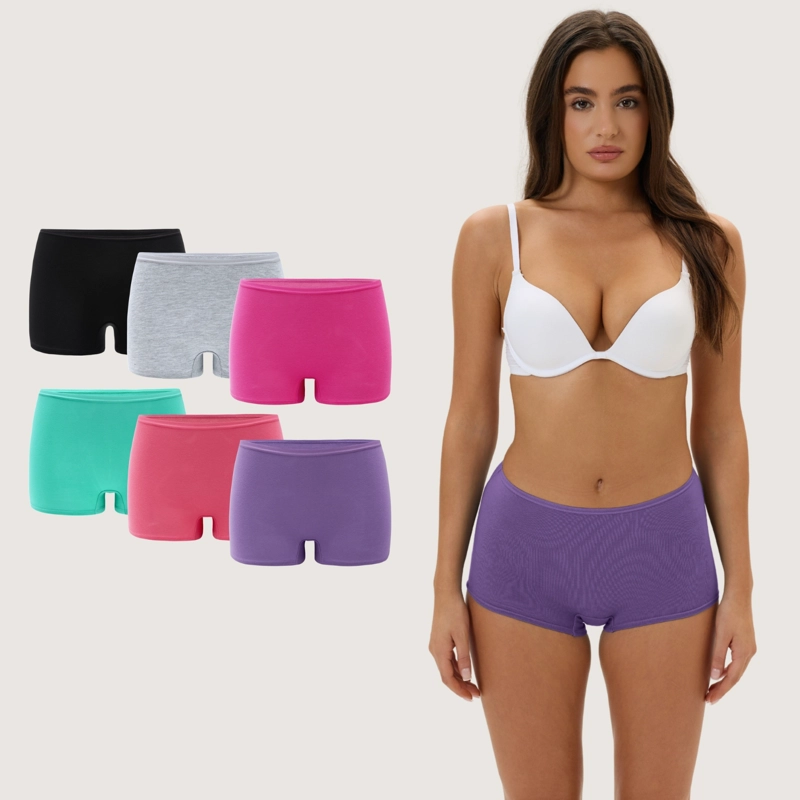 PACK DE 6 CALZONES PANTALETA ALGODON MUJER - 1