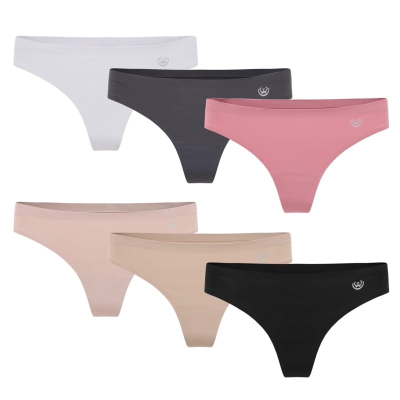 PACK DE 6 CALZONES COLALESS MICROFIBRA CORTE LASER MUJER - 8