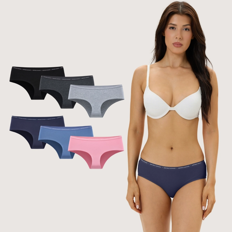 PACK DE 6 CALZONES PANTALETA ALGODON MUJER - 1