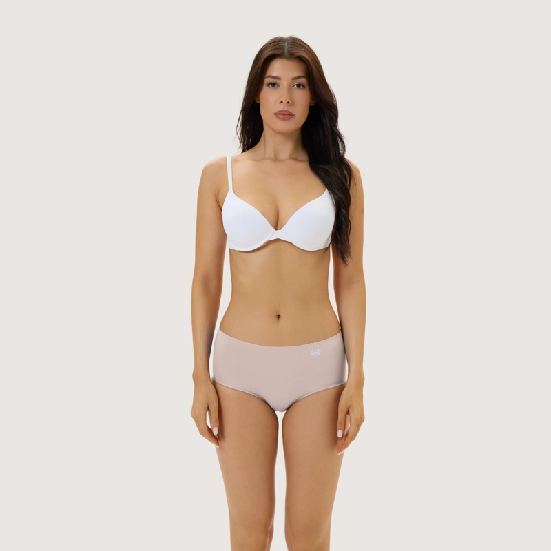 PACK DE 6 CALZONES PANTALETA MICROFIBRA CORTE LASER MUJER - 5