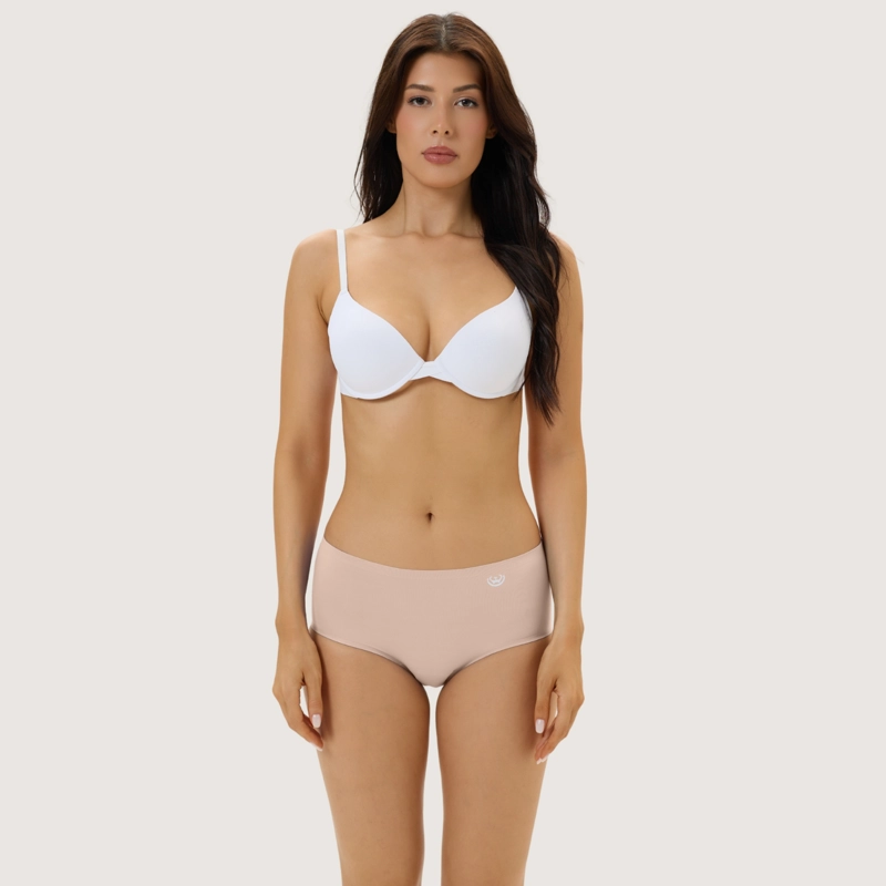 PACK DE 6 CALZONES PANTALETA MICROFIBRA CORTE LASER MUJER - 6