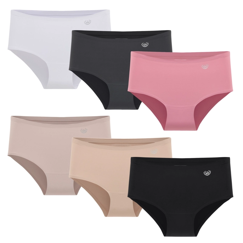 PACK DE 6 CALZONES PANTALETA MICROFIBRA CORTE LASER MUJER - 8