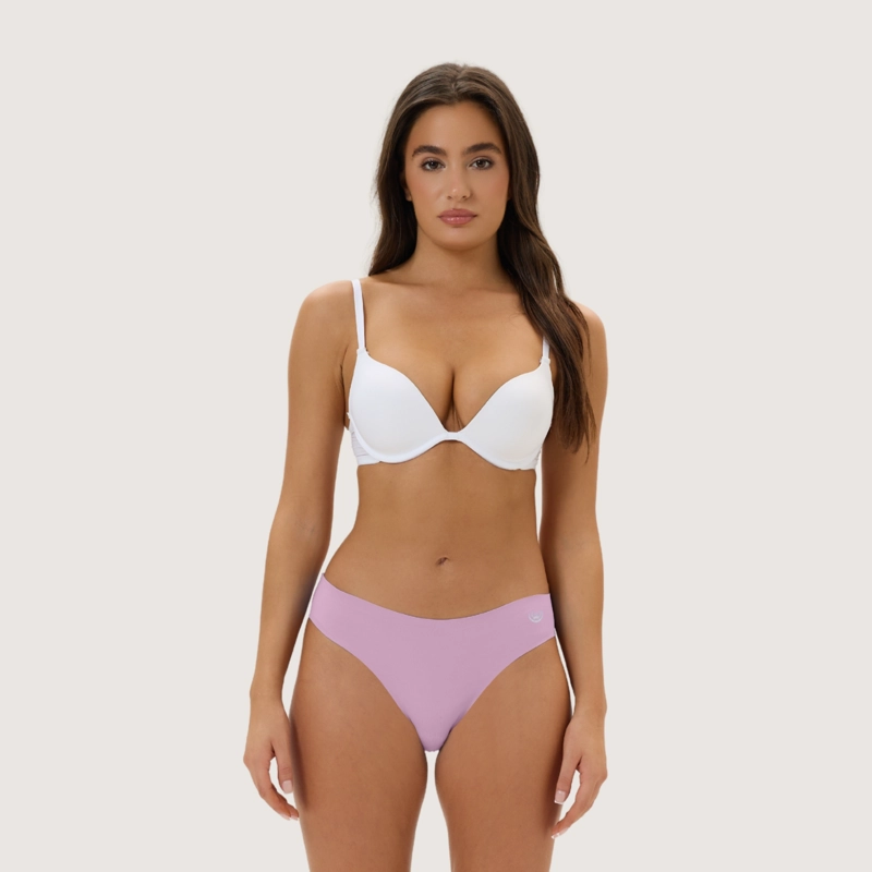 PACK DE 6 CALZONES BIKINI MICROFIBRA CORTE LASER MUJER - 6