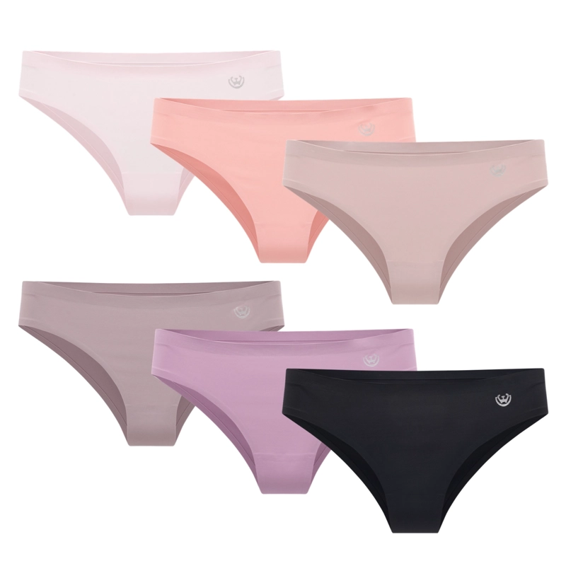 PACK DE 6 CALZONES BIKINI MICROFIBRA CORTE LASER MUJER - 8
