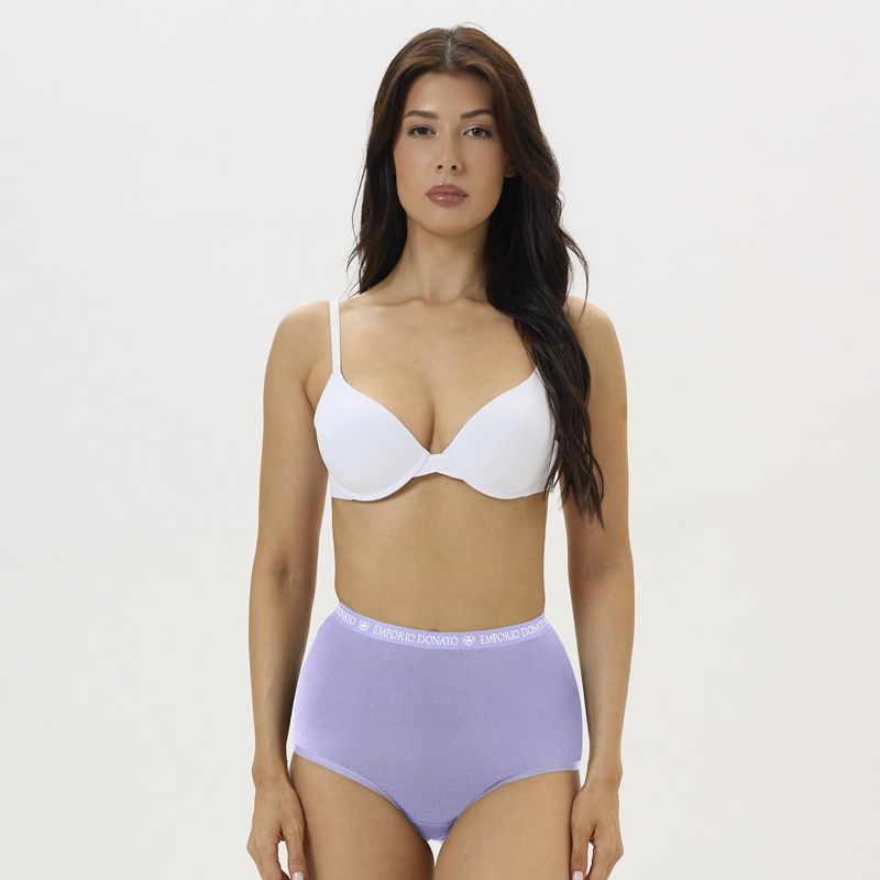 PACK DE 6 CALZONES TIRO ALTO ALGODON MUJER - 4