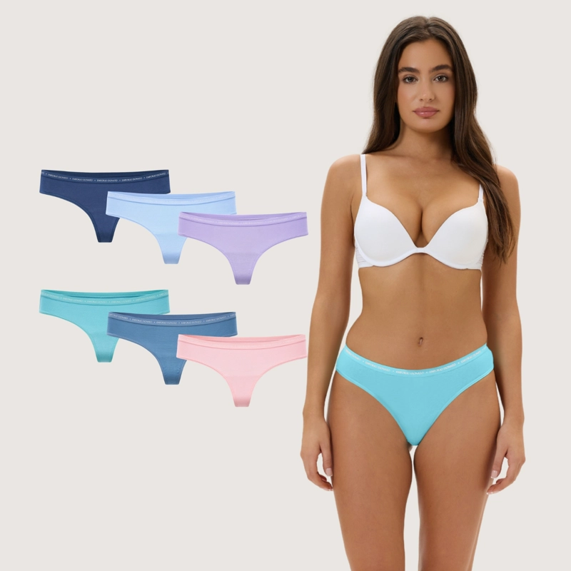PACK DE 6 CALZONES COLALESS ALGODON MUJER - 1