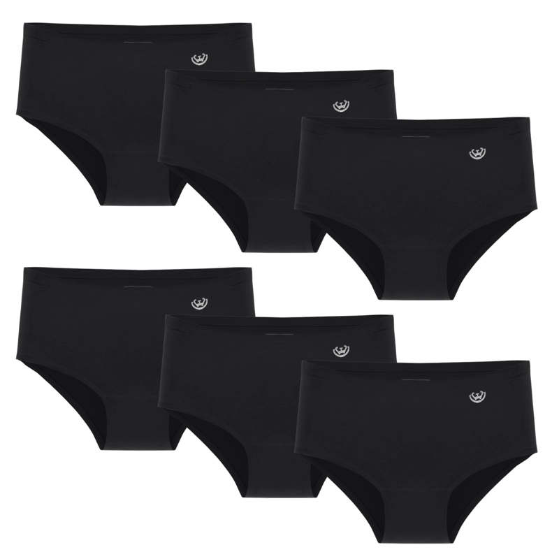 PACK DE 6 CALZONES PANTALETA MICROFIBRA CORTE LASER MUJER - 4